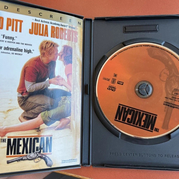 The Mexican (DVD, 2001, Widescreen) Brad Pitt, Julia Roberts - Picture 3 of 3